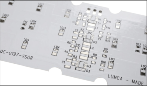 Placa de circuito impreso con soporte de aluminio